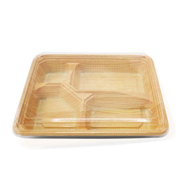 Food Packaging Three Compartments Ovenable vac form cpet food trays